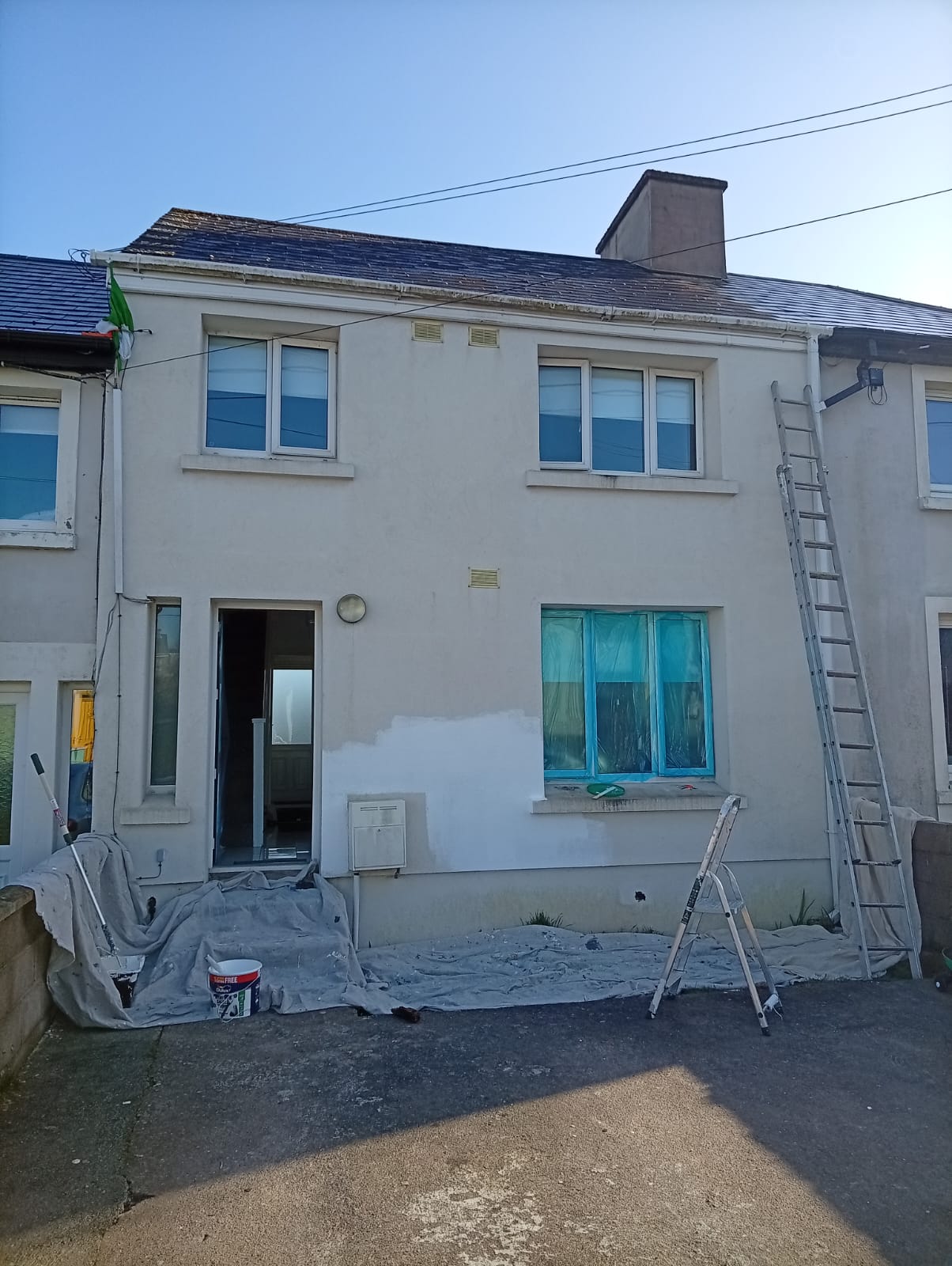 Exterior Repaint — Before